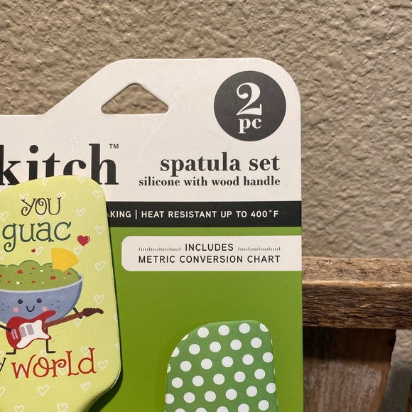 Avocado Spatulas Set Of 2, Guacamole Spatulas, You Guac My World Spatula Set - Picture 5 of 14
